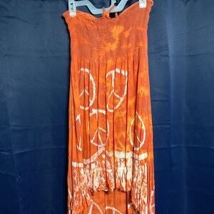 Tube dress ties around neck size L/XL